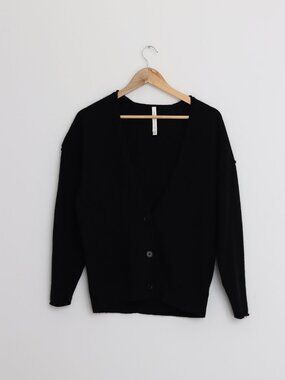 The Group Luxe Cashmere Cardigan | Aritzia | 2XS | Black